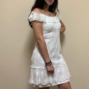 Boston Proper Crochet detailed summer Dress